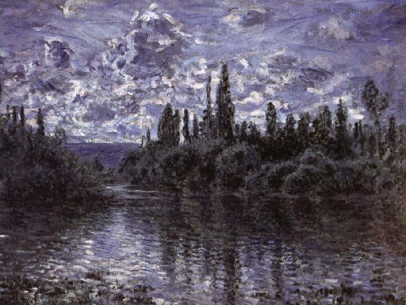 Claude Monet Bend in the Seine,near Vetheuil